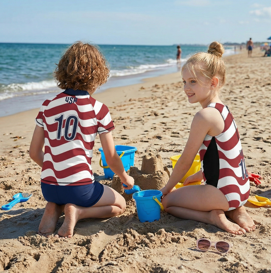 Boys' Jersey Swim Remix - USA Edition (Signature No. 10)