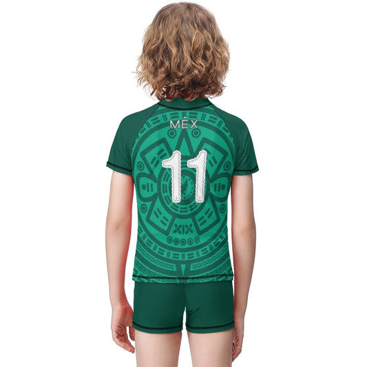Boys' Heritage Soccer Swim Set - Mexico Edition (Signature No. 11)