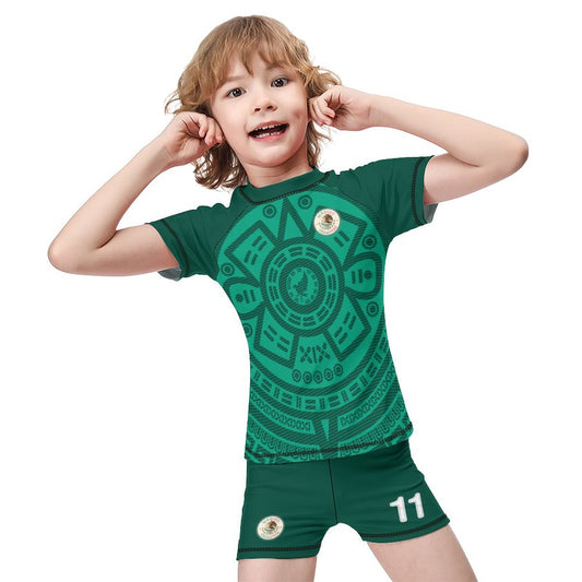 Boys' Heritage Soccer Swim Set - Mexico Edition (Signature No. 11)
